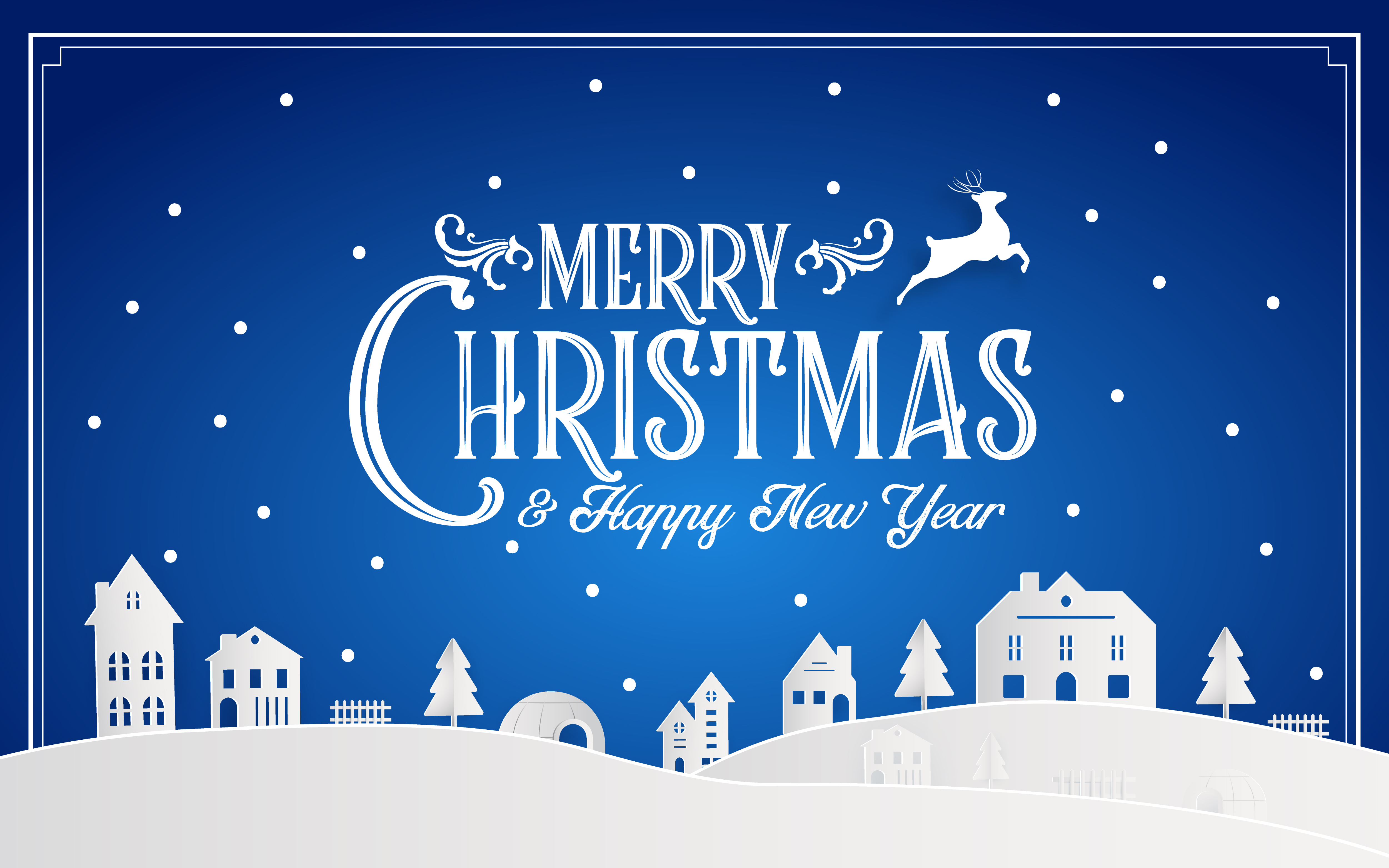 Detail Merry Christmas And Happy New Year Wallpaper Nomer 19