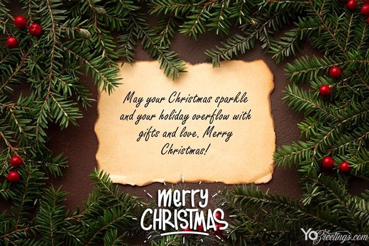 Detail Merry Christmas Greeting Card Quotes Nomer 29