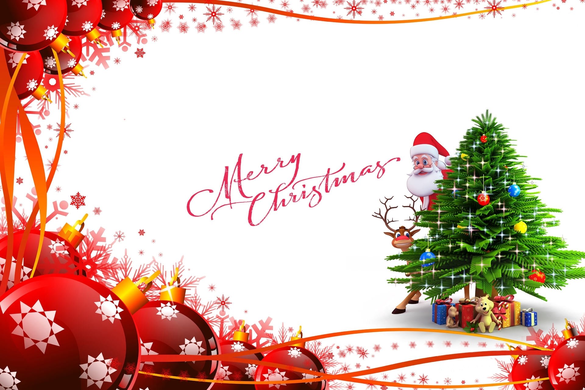 Detail Merry Christmas Hd Wallpaper Nomer 31