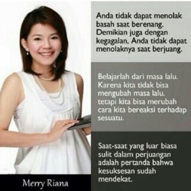 Merry Riana Quotes - KibrisPDR