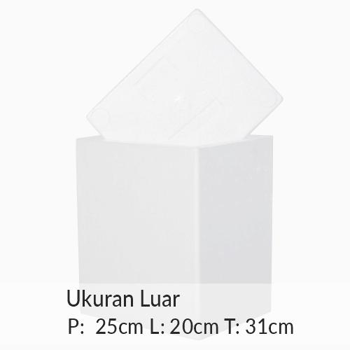 Detail Kotak Styrofoam Kecil Nomer 40