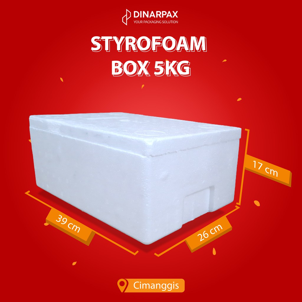 Detail Kotak Styrofoam Kecil Nomer 50