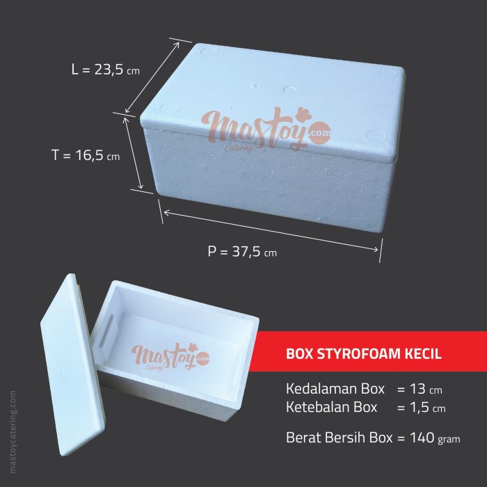 Detail Kotak Styrofoam Kecil Nomer 7