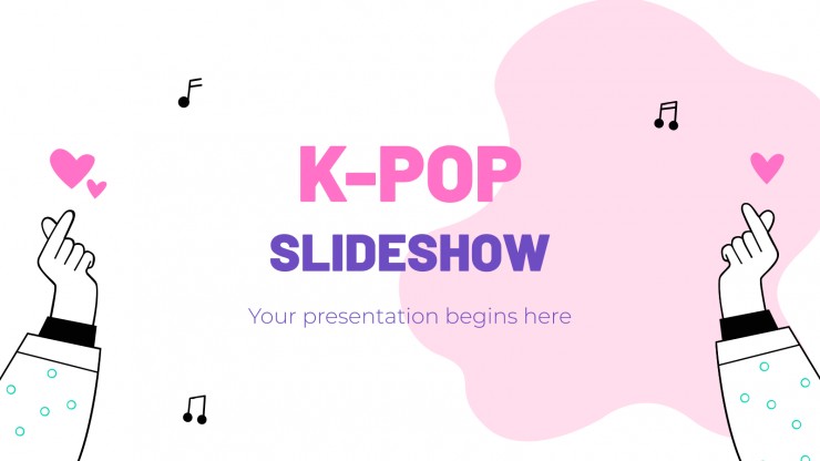 Kpop Powerpoint Template - KibrisPDR