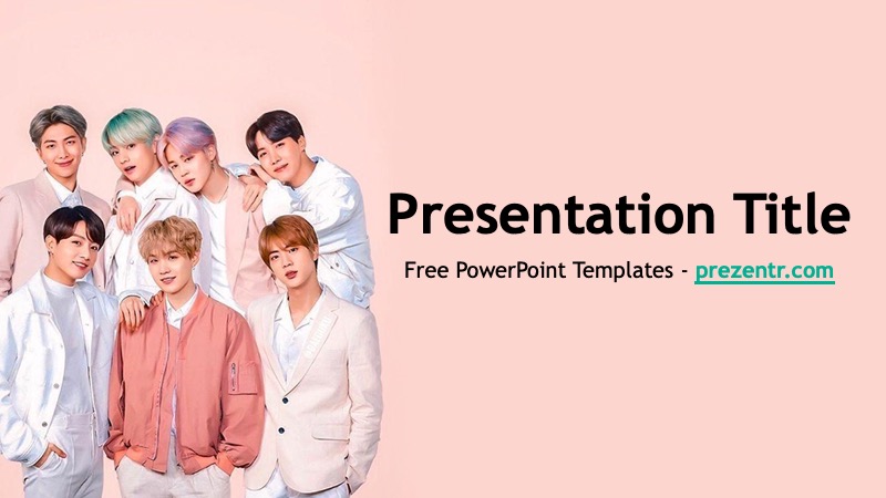 Detail Kpop Powerpoint Template Nomer 14