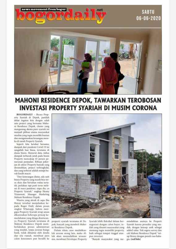 Detail Kredit Rumah Syariah Depok Nomer 44