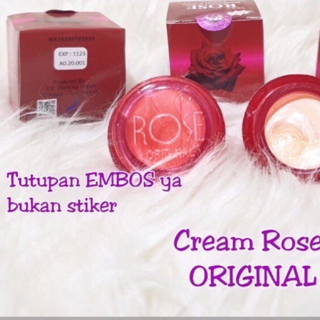 Detail Krim Rose Asli Dan Palsu Nomer 41