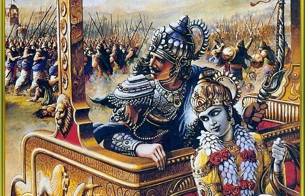 Detail Krishna Dan Arjuna Mahabharata Nomer 5