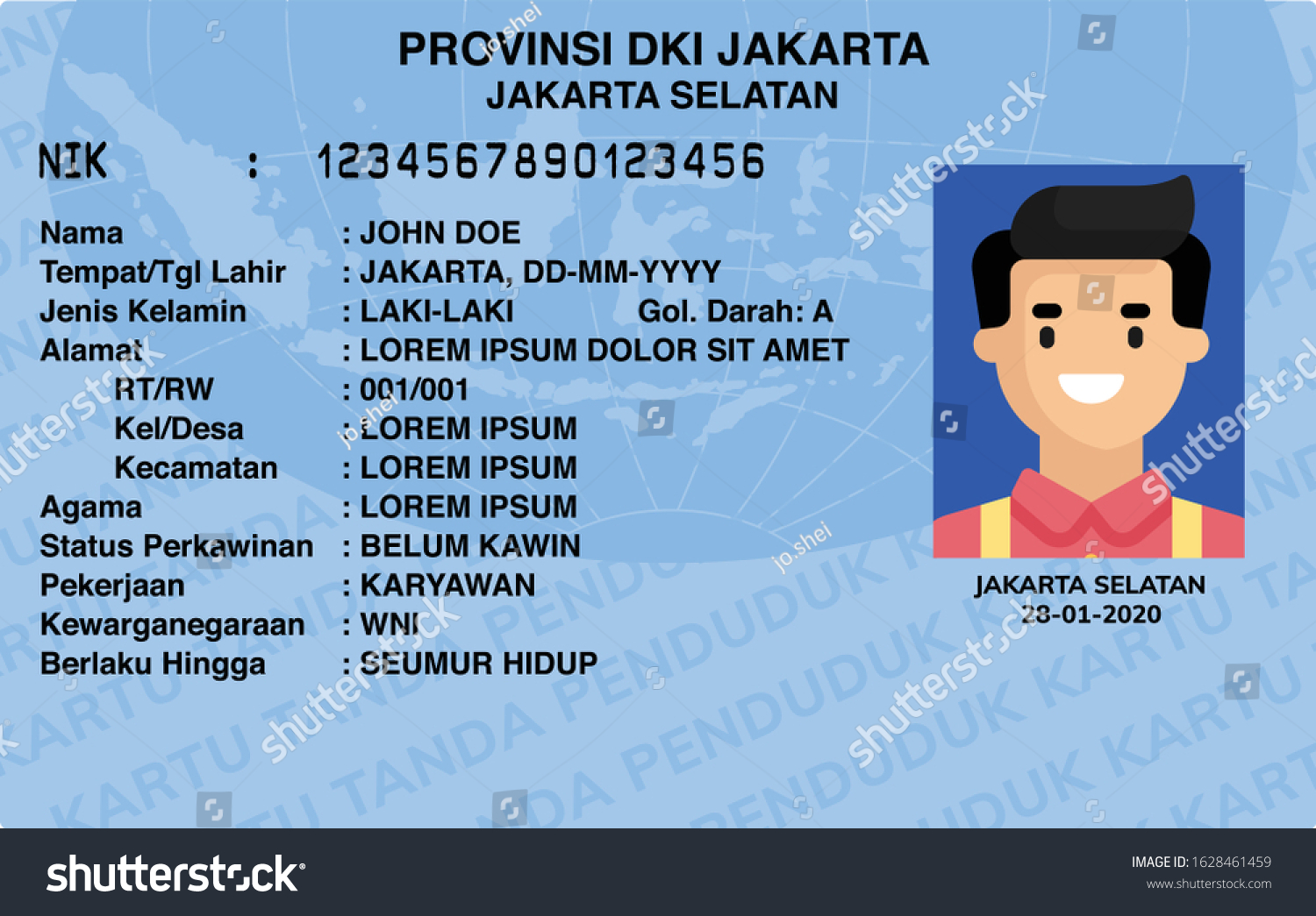 Detail Ktp Vector Nomer 3