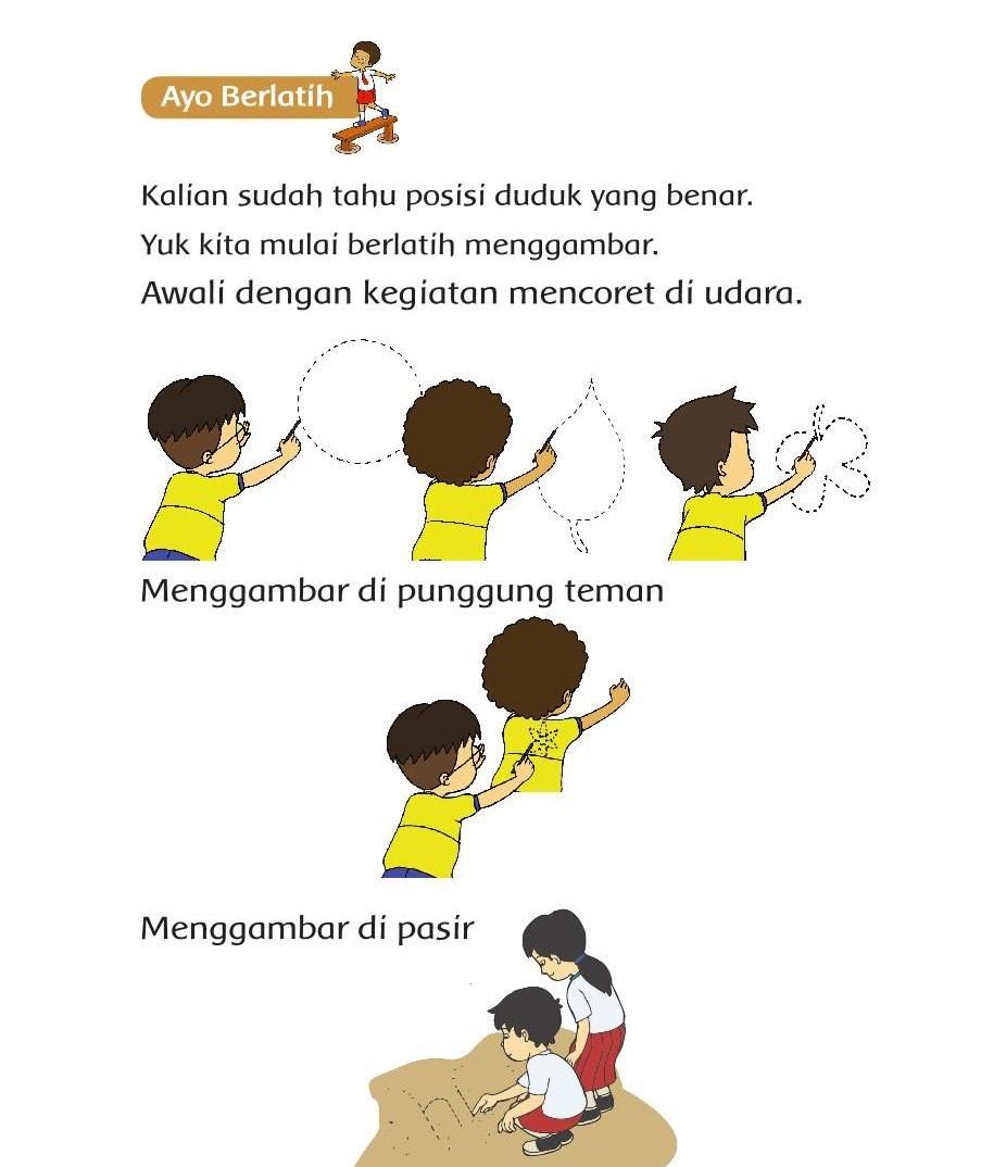 Detail Ku Istimewa Gambar Aktivitas Menggambar Nomer 4