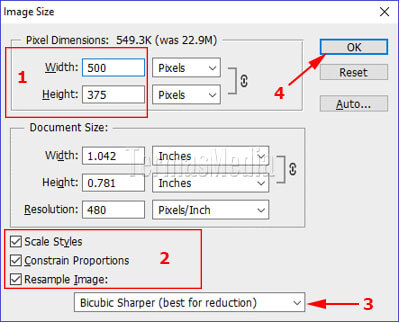 Detail Merubah Resolusi Gambar Photosop Nomer 6