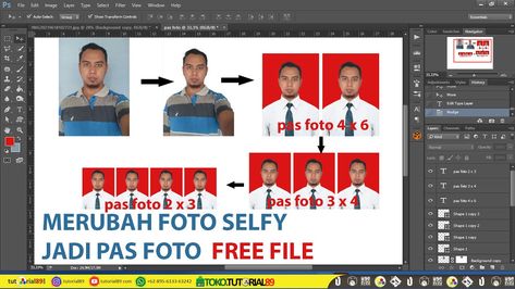 Detail Merubah Ukuran Foto 3x4 Di Photoshop Nomer 51