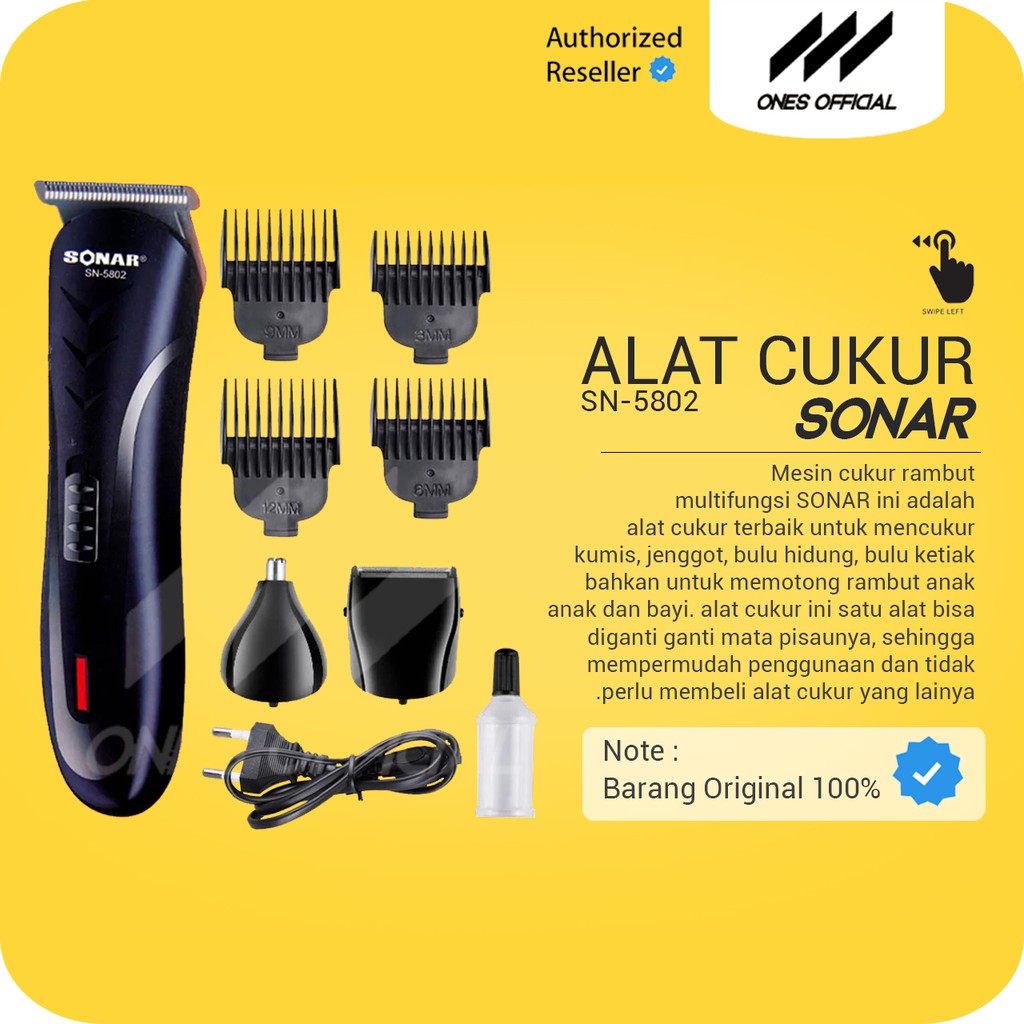 Detail Mesin Cukur Kumis Nomer 31