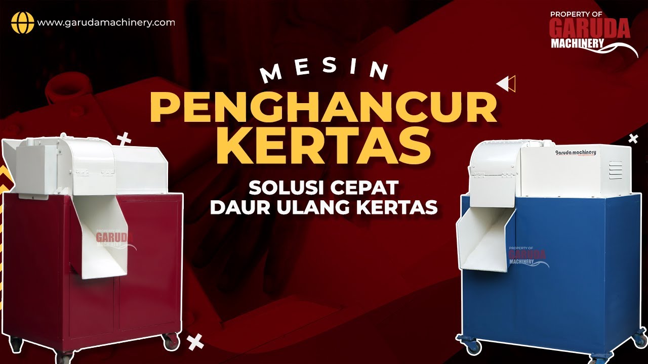 Detail Mesin Daur Ulang Kertas Nomer 26