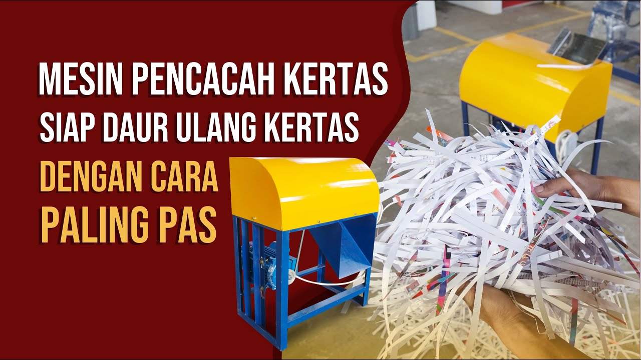 Detail Mesin Daur Ulang Kertas Nomer 39