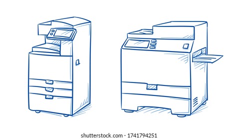 Detail Mesin Fotocopy Vector Nomer 17