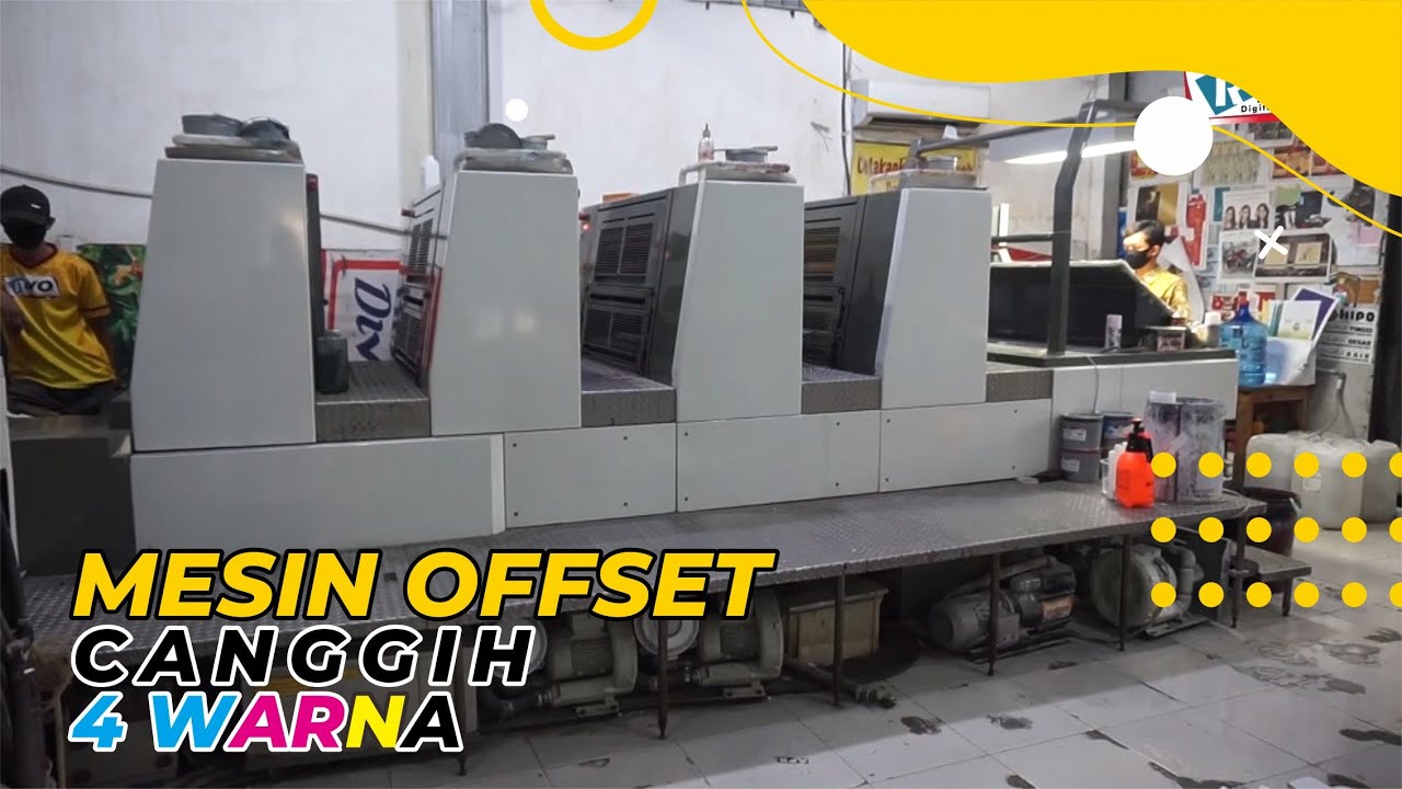 Detail Mesin Offset 4 Warna Nomer 14