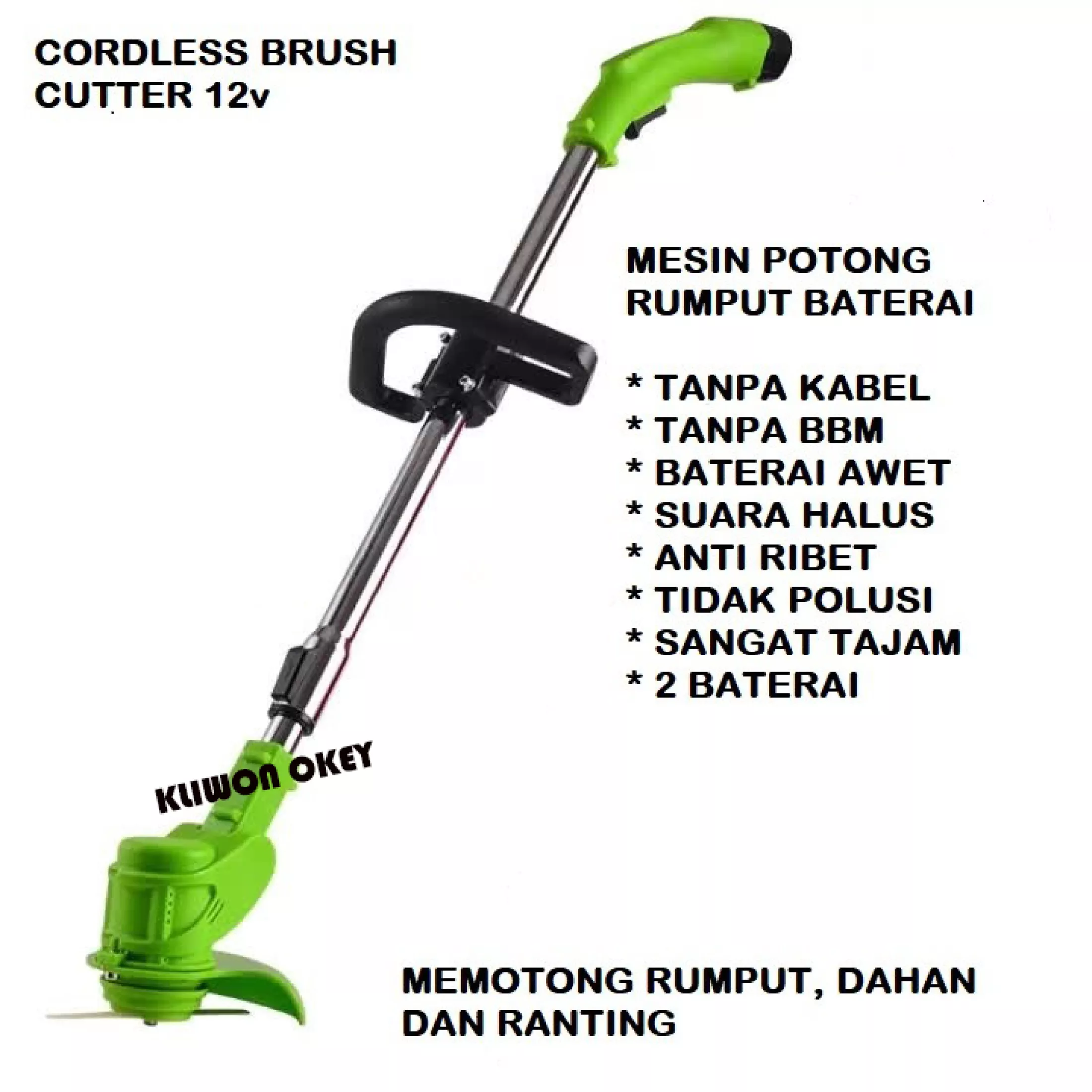 Detail Mesin Potong Rumput Baterai Nomer 36