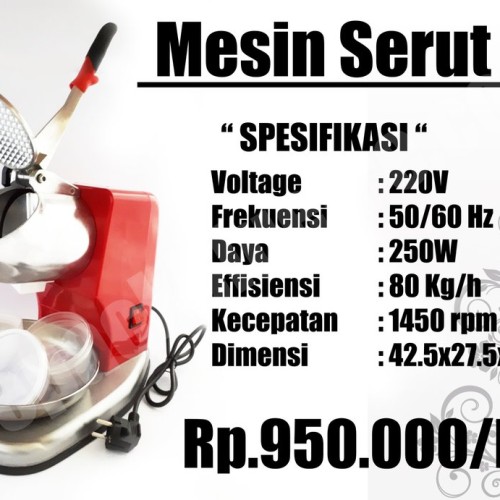 Detail Mesin Serut Es Murah Nomer 28