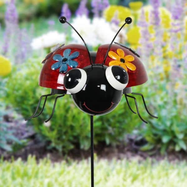 Detail Metal Ladybug Flower Pot Nomer 58