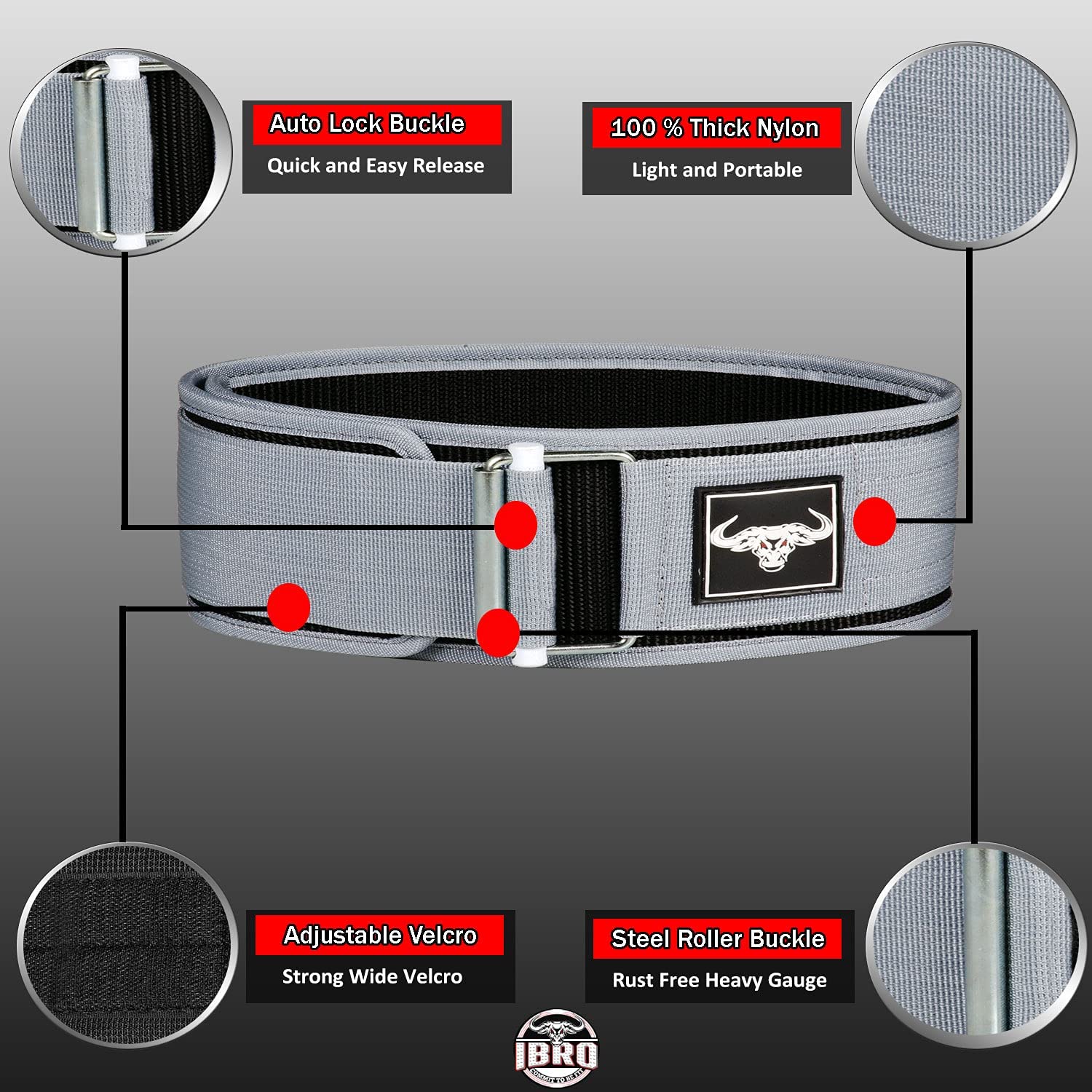 Detail Metal Powerlifting Belt Nomer 56