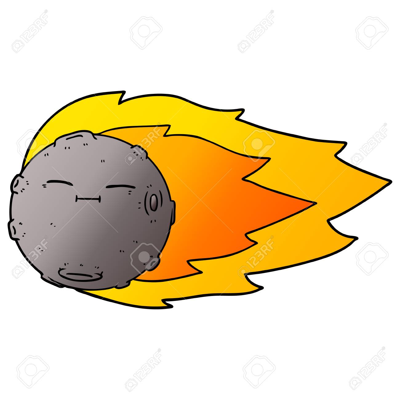 Detail Meteor Cartoon Nomer 29