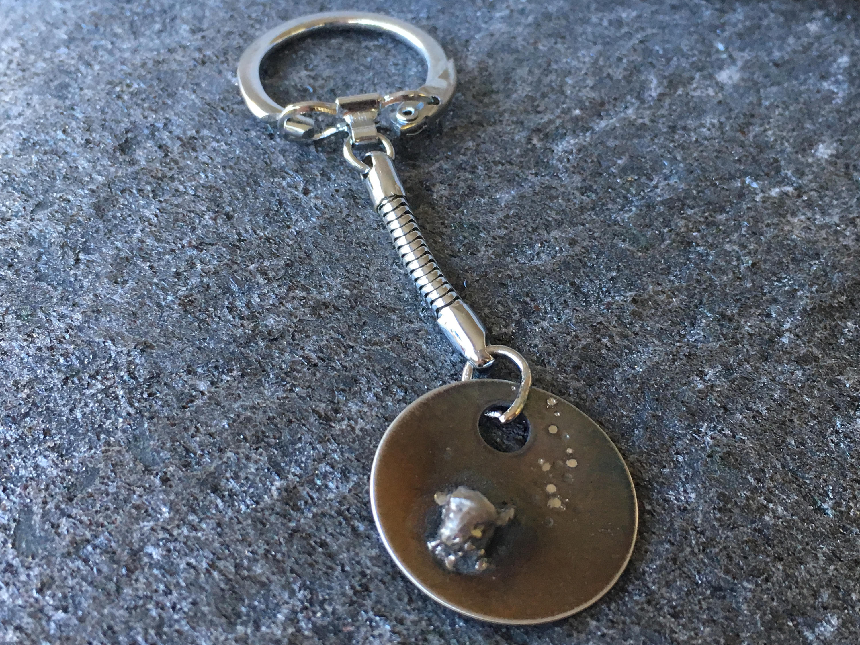 Detail Meteorite Keychain Nomer 17