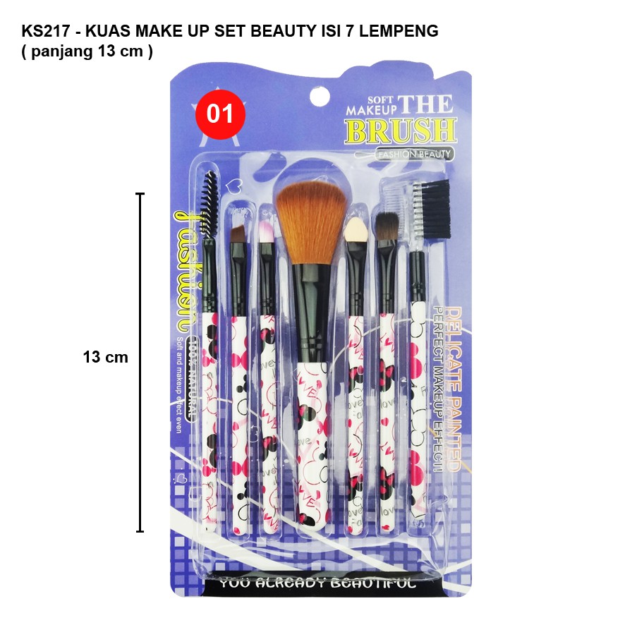 Detail Kuas Make Up 1 Set Nomer 22