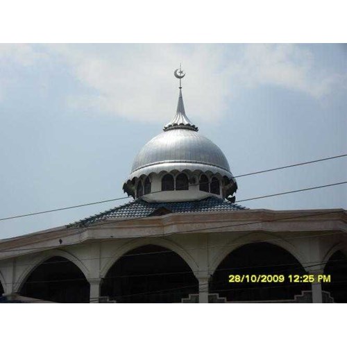 Detail Kubah Masjid Bulan Bintang Nomer 19