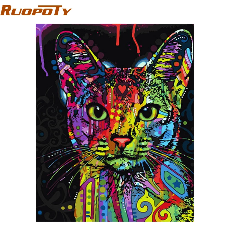 Detail Kucing Berwarna Warni Nomer 28