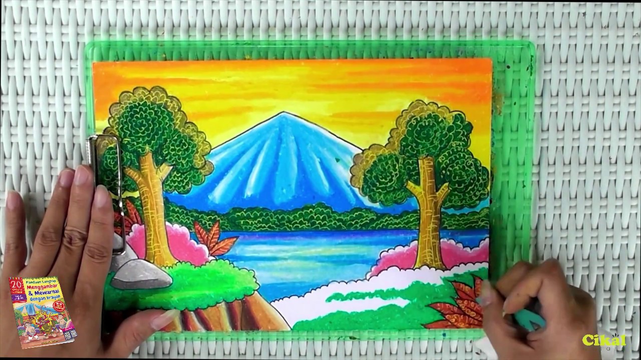 Detail Mewarna Dengan Crayon Nomer 20