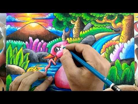 Detail Mewarna Dengan Crayon Nomer 34