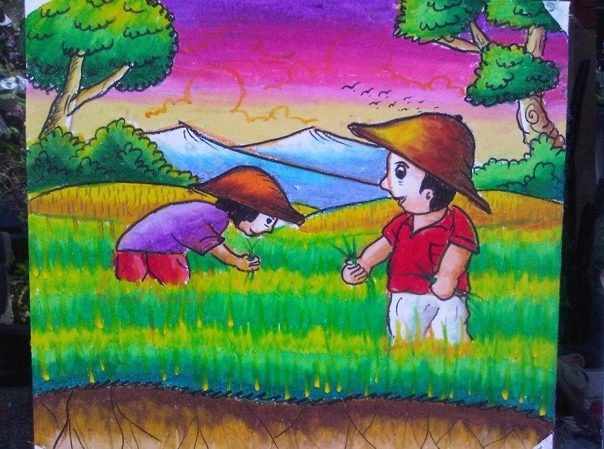Detail Mewarna Dengan Crayon Nomer 45
