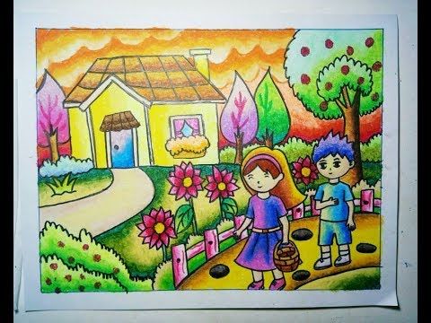 Detail Mewarna Dengan Crayon Nomer 55