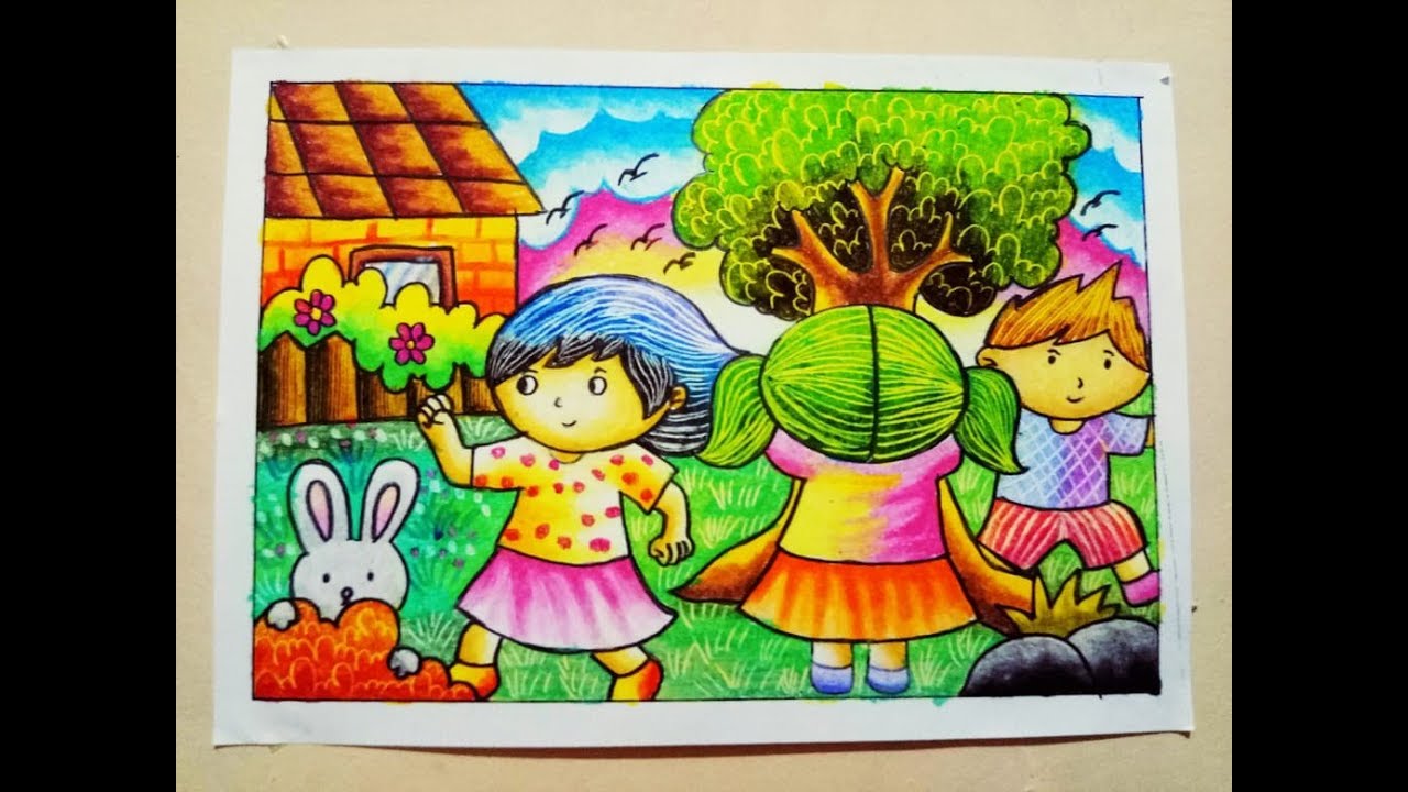 Detail Mewarna Dengan Crayon Nomer 7