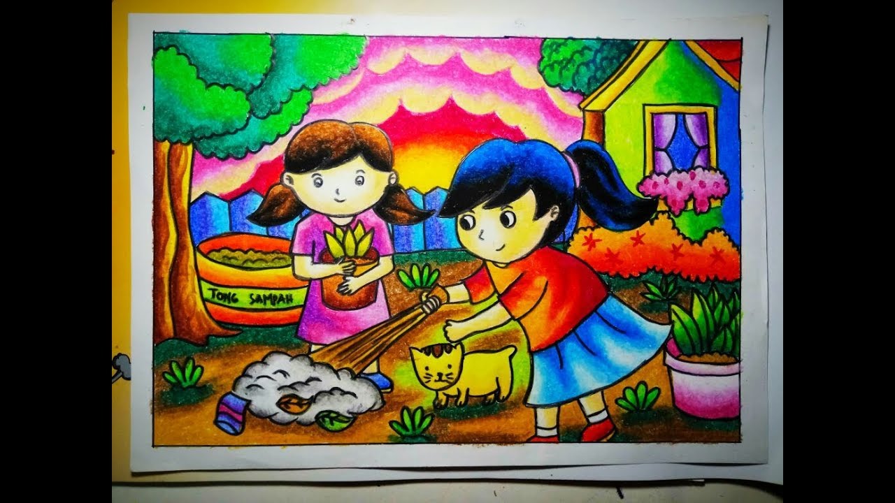 Detail Mewarna Dengan Crayon Nomer 9