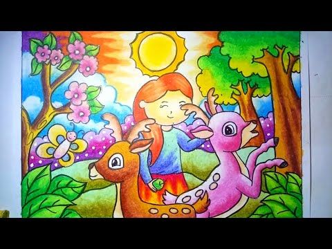Detail Mewarna Dengan Crayon Nomer 10