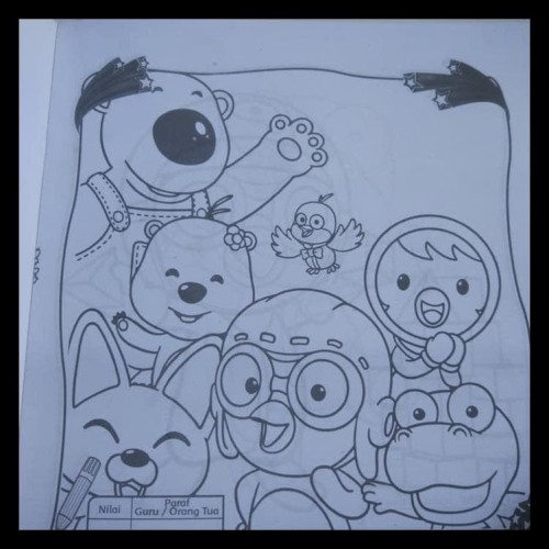 Detail Mewarna Gambar Pororo Nomer 43