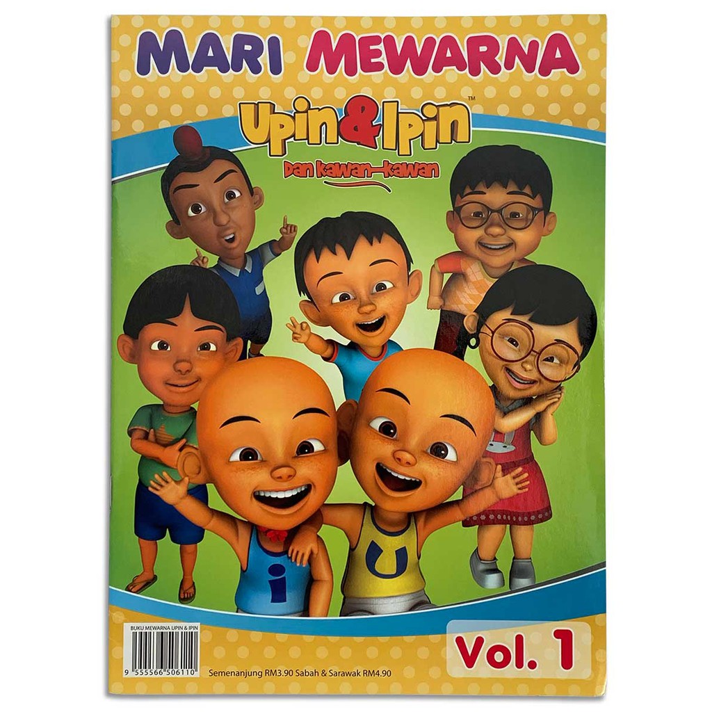 Detail Mewarna Gambar Upin Ipin Nomer 45