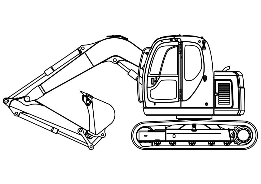 Detail Mewarnai Alat Berat Nomer 21