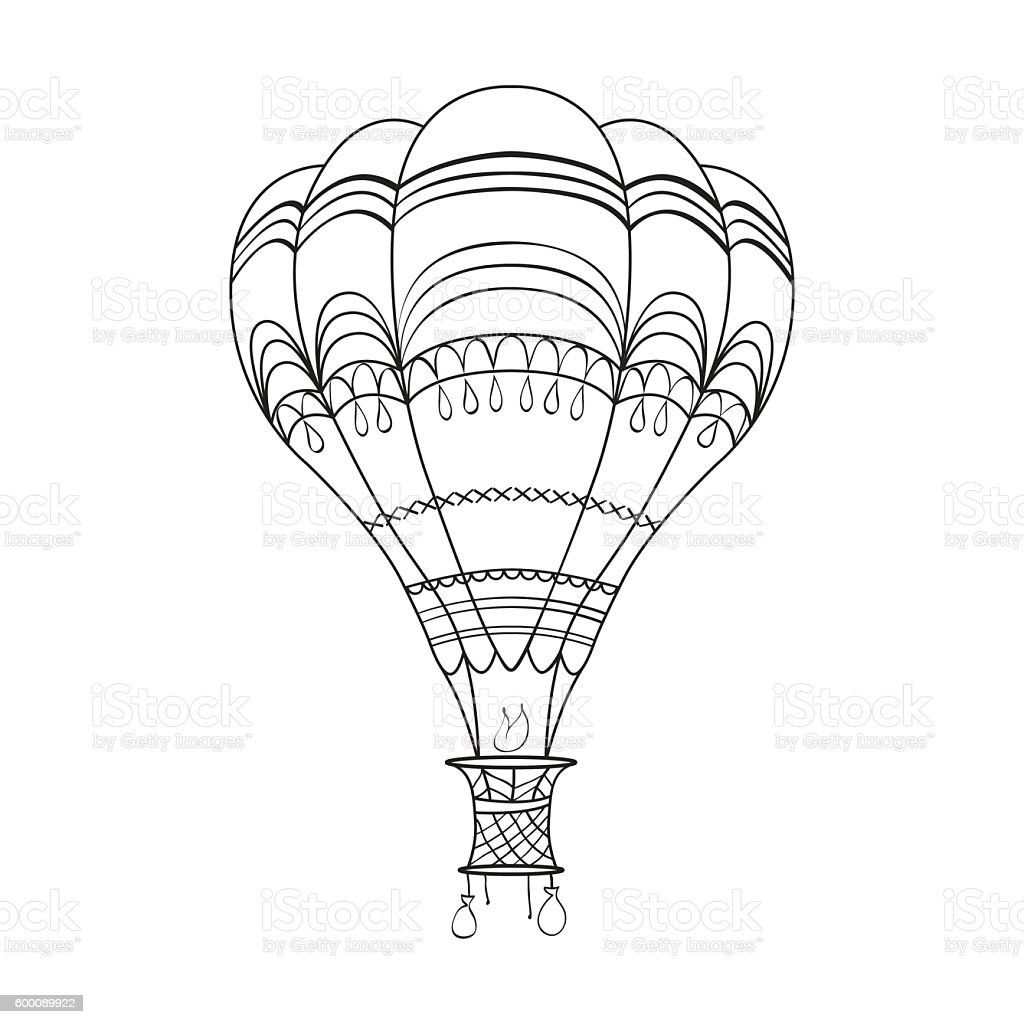 Detail Mewarnai Balon Udara Nomer 23