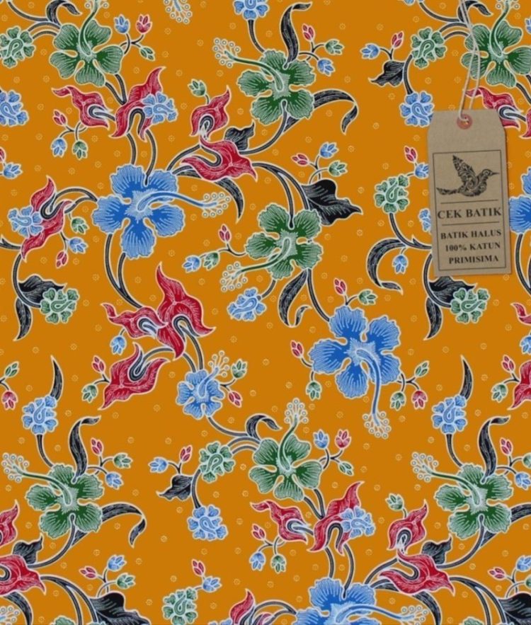 Detail Mewarnai Batik Bunga Nomer 51