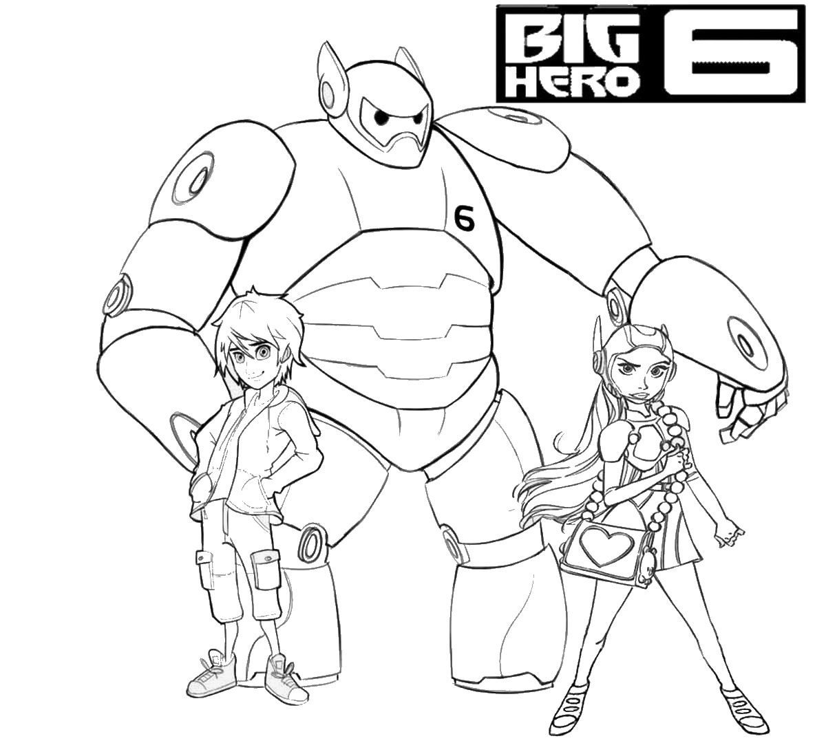 Detail Mewarnai Big Hero 6 Nomer 3