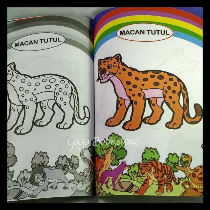 Detail Mewarnai Binatang Untuk Anak Tk Nomer 24