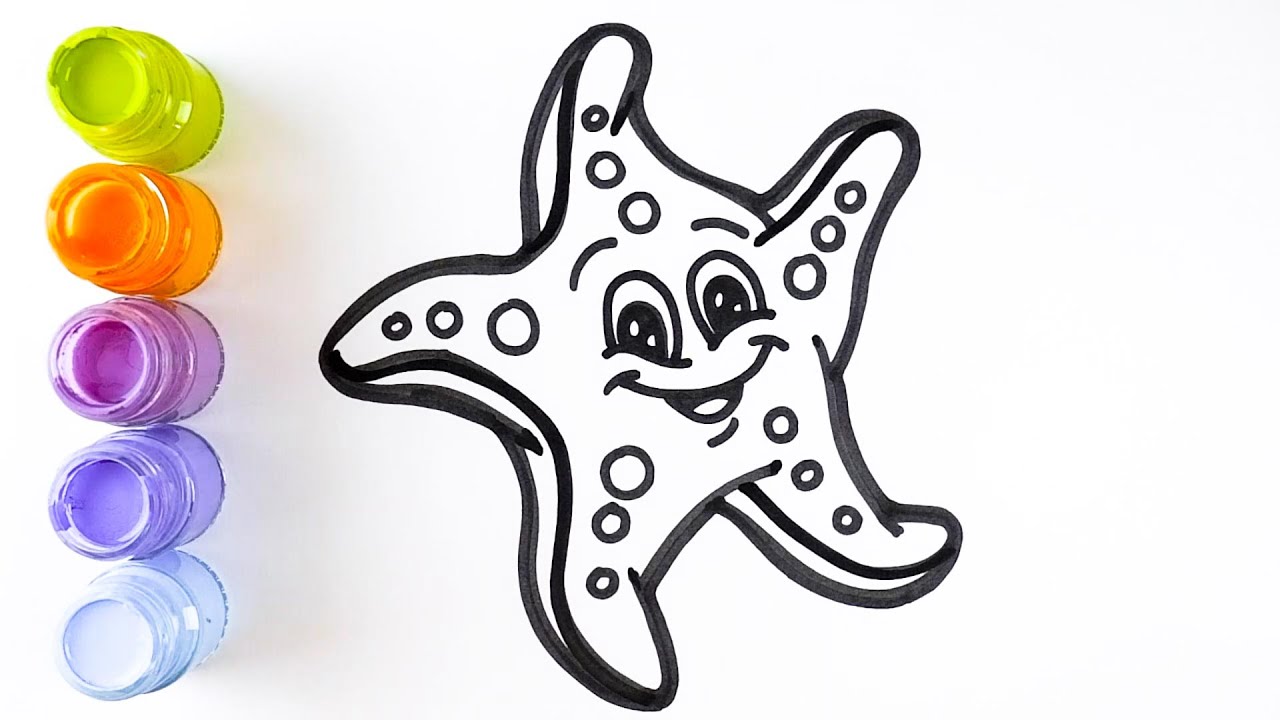 Detail Mewarnai Bintang Laut Nomer 14