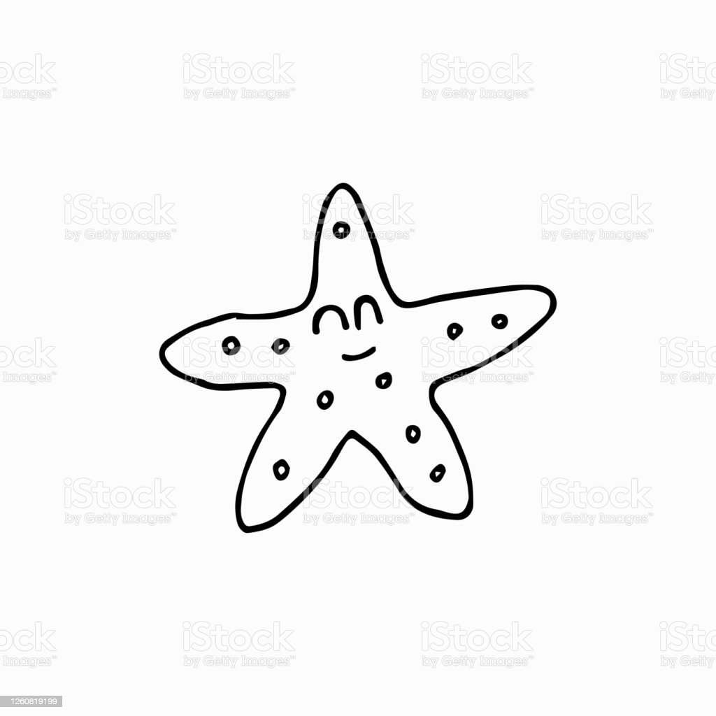 Detail Mewarnai Bintang Laut Nomer 9