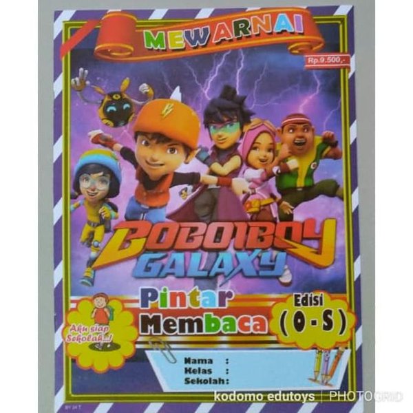 Detail Mewarnai Boboiboy Galaxy Nomer 56