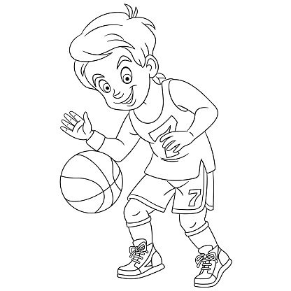 Detail Mewarnai Bola Basket Nomer 24