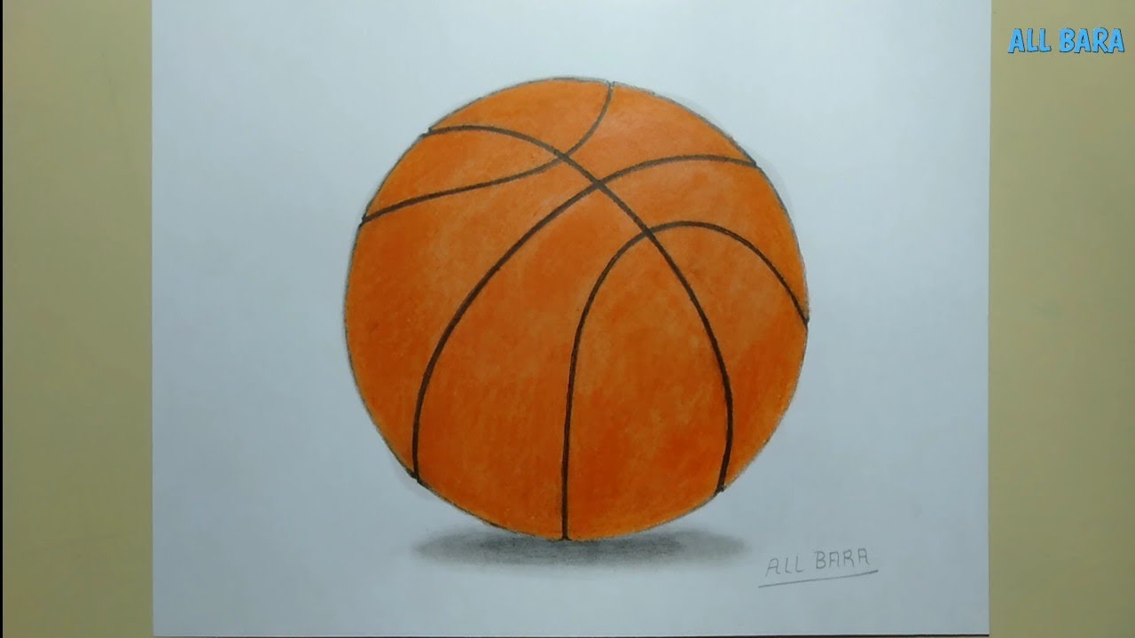Detail Mewarnai Bola Basket Nomer 5