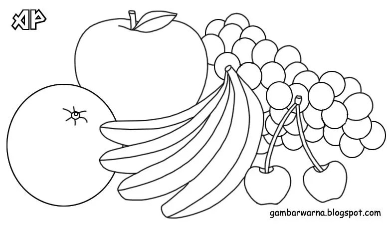 Detail Mewarnai Buah Buahan Dengan Crayon Nomer 37